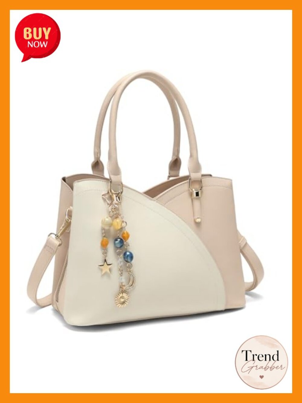 GEMIU Medium Satchel Handbag Women Faux Leather Top Handle Shoulder Bag Purse